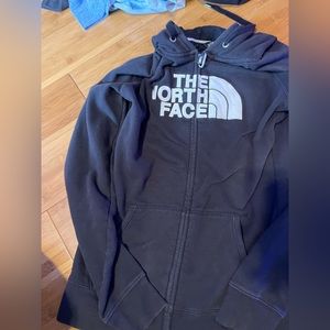 Womens M north face zip up